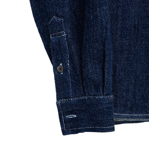 Merely Made Merely Premium Lazy Over Shirt Indigo 23FMLPR207SH Degli Uberti